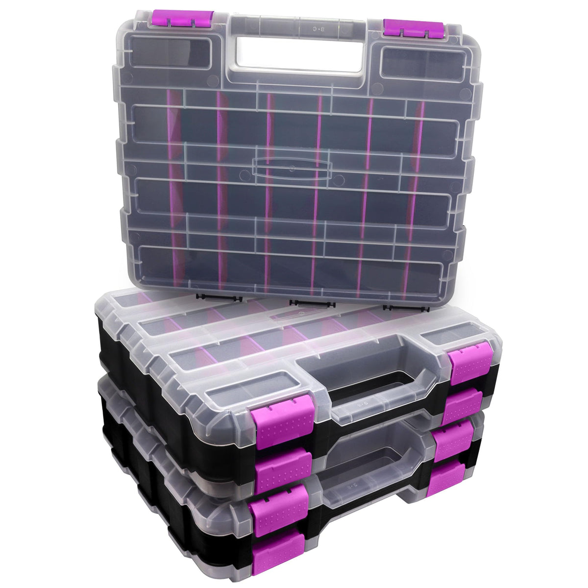 BUSY-CORNER compact organizer helps declutter tool chests and cabinets.