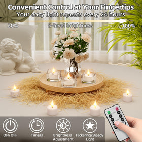 BUTHY charging dock keeps tea lights organized and ready.