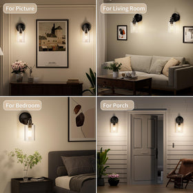 BUTHY compatible with dimmable bulbs for adjustable brightness.