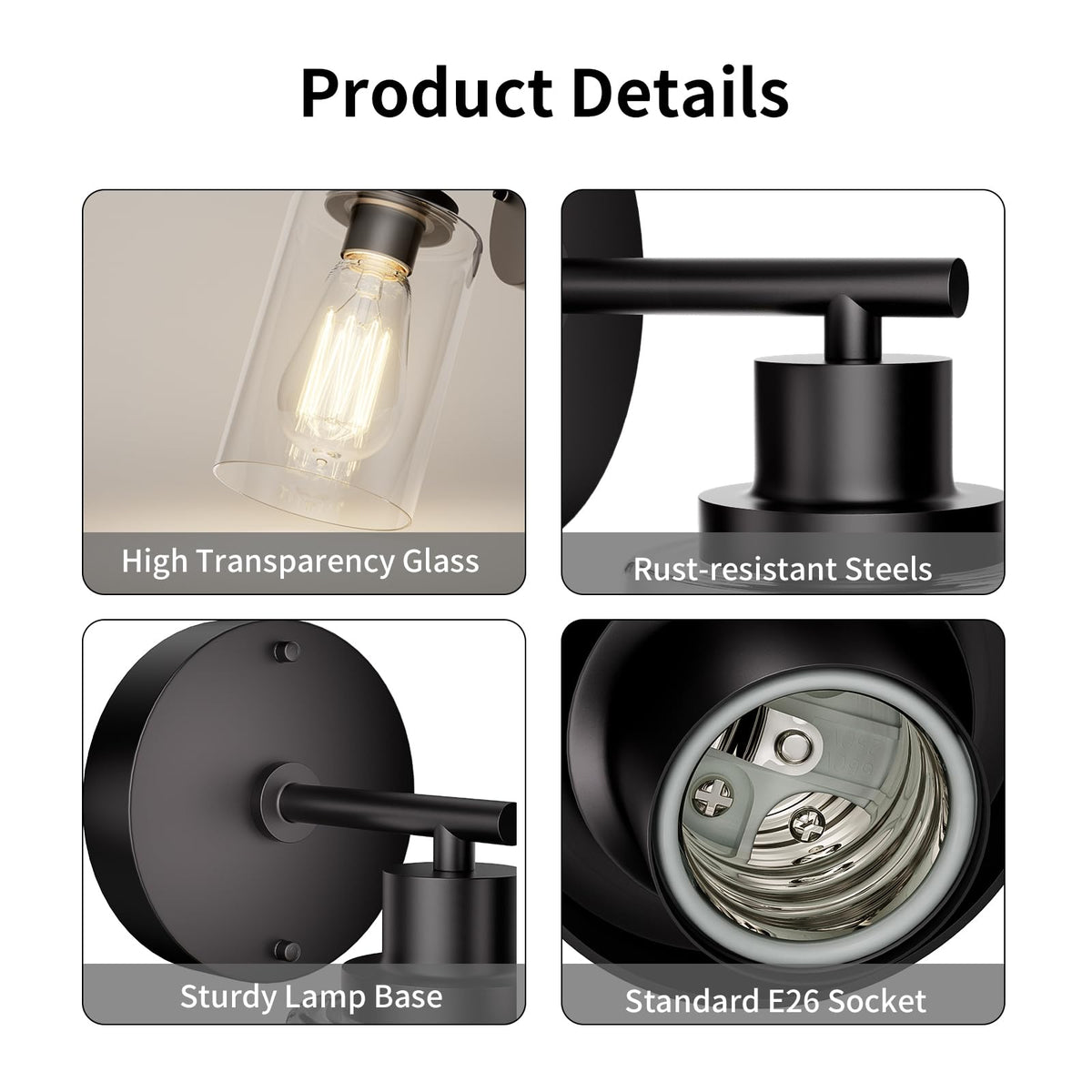 BUTHY hardwired installation makes setup clean and seamless.