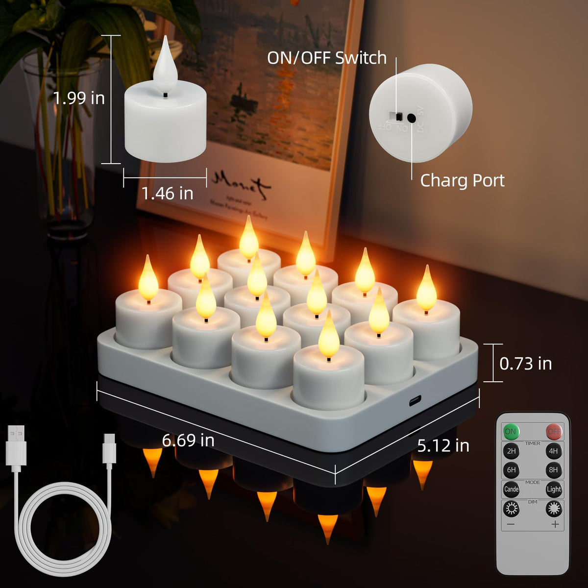 BUTHY safe flameless candle fits homes with children and pets.