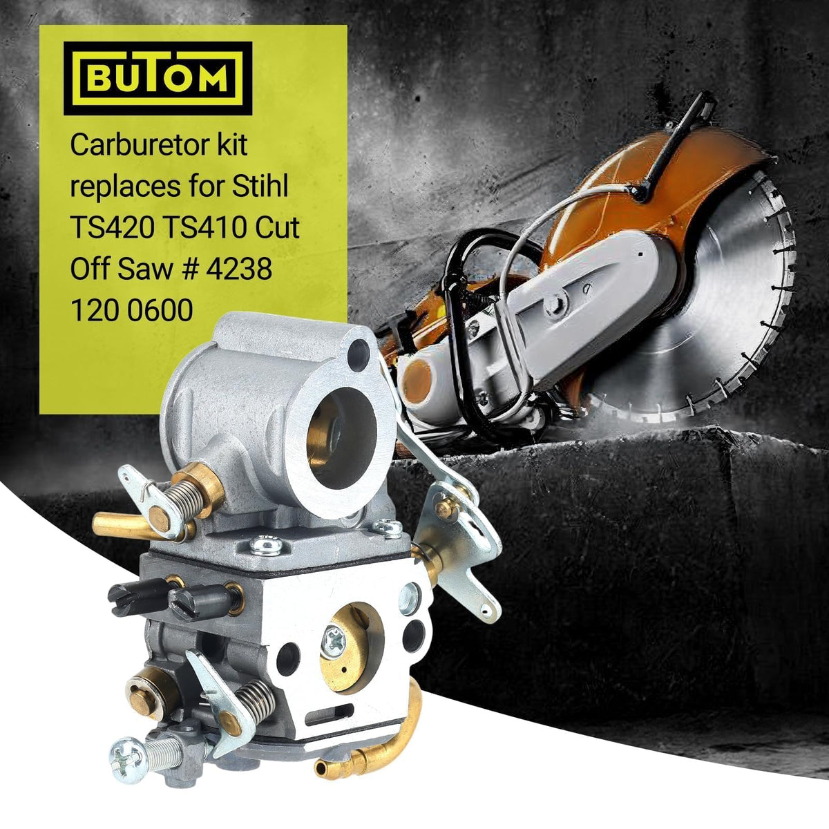 Butom TS420 air filter maintains clean fuel flow and engine longevity