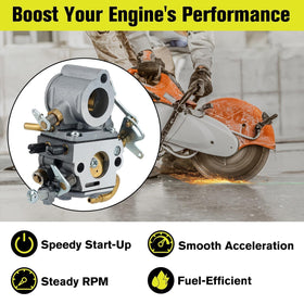 Butom TS420 pre-filter preserves carburetor efficiency during dusty concrete work