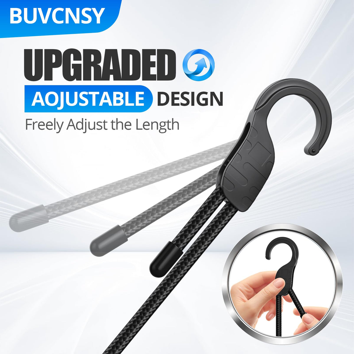 Buvcnsy 36in cord used for vehicle cargo and versatile transport.