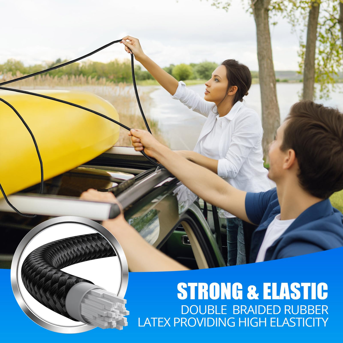 Buvcnsy waterproof storage bag keeps cords organized on the go.