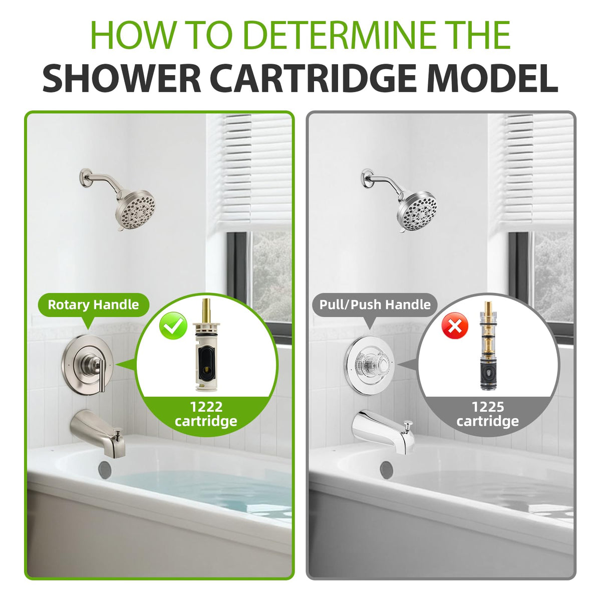 BUWTIQ 1222 cartridge installation visual focus: quick, hassle-free replacement without replacing entire faucet.