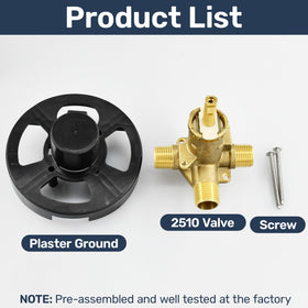 BUWTIQ 2510 brass valve offers corrosion resistance and long service life.