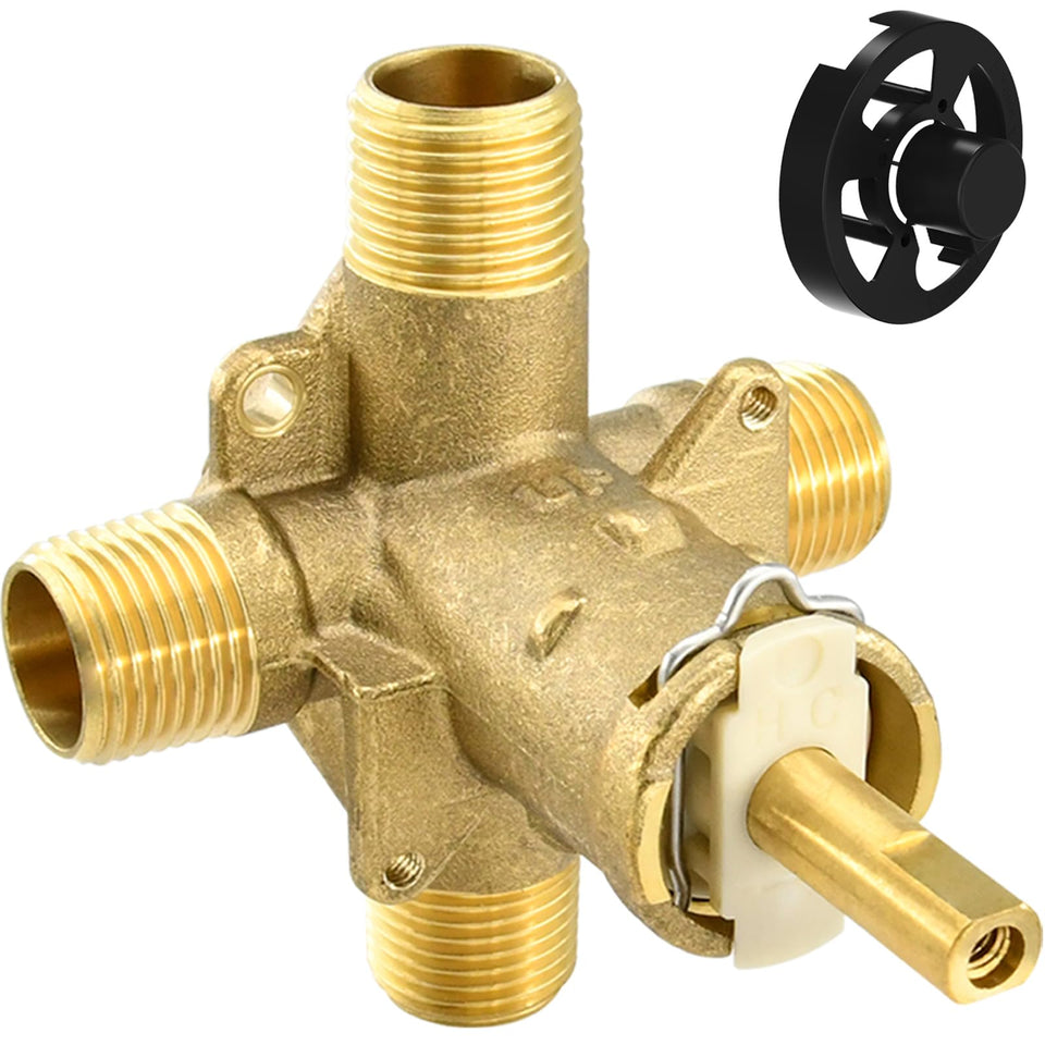 BUWTIQ 2510 valve body with brass construction for lasting durability.