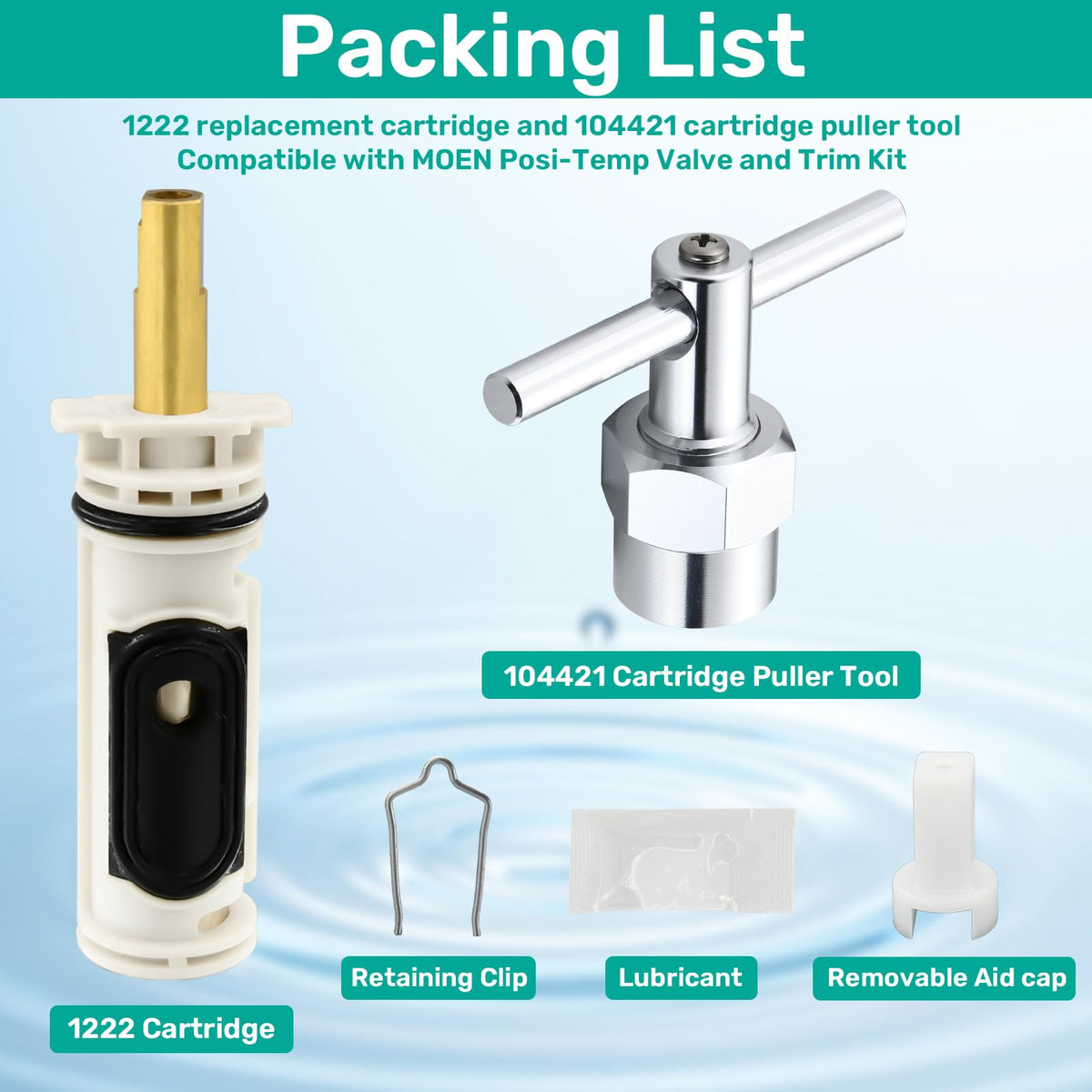 BUWTIQ 104421 removal tool included for fast cartridge extraction
