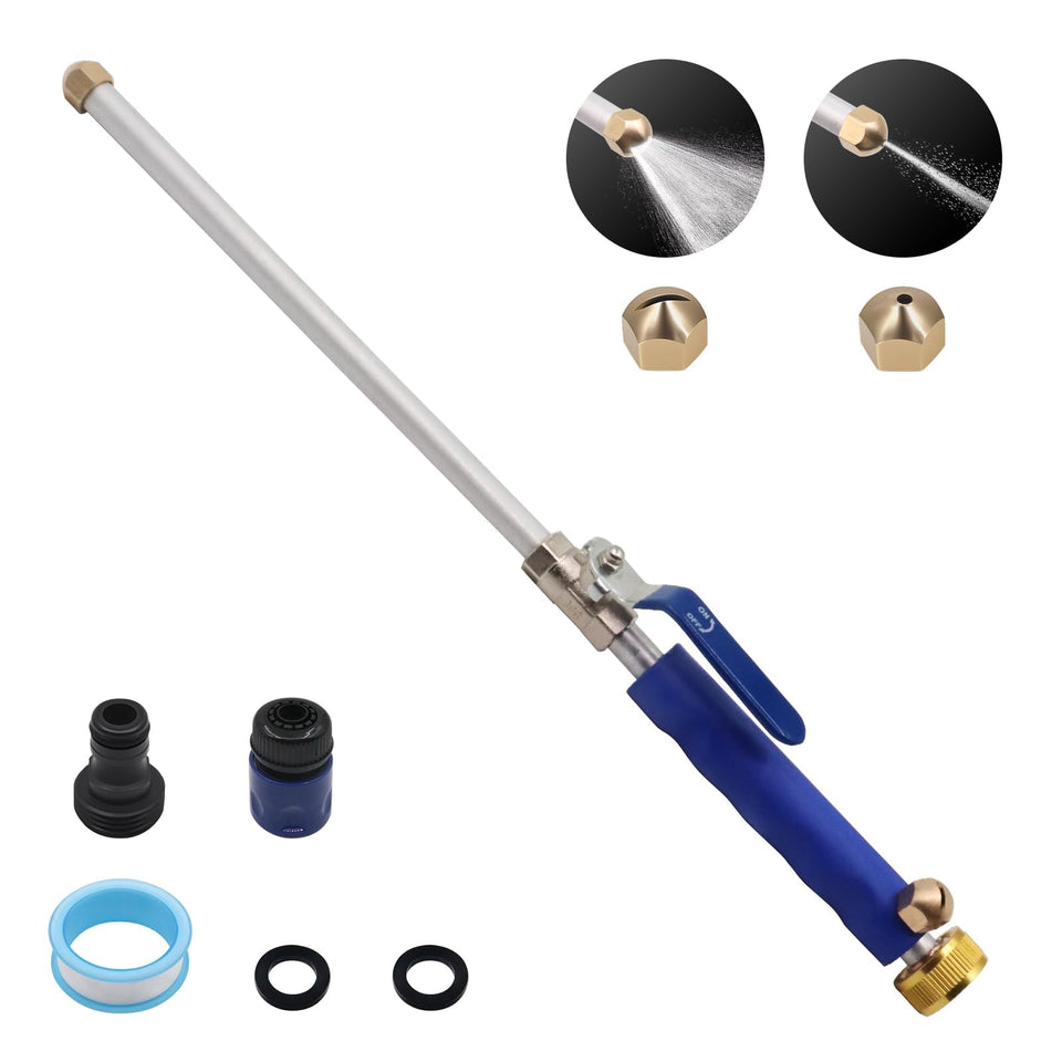 BUXUNA jet hose nozzle high pressure wand front view for powerful cleaning