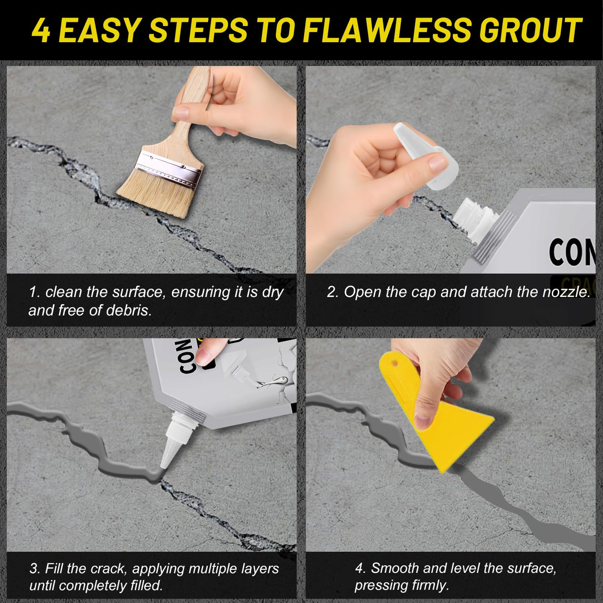 BUXUNA long-lasting adhesion resists shrinkage on concrete