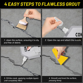 BUXUNA long-lasting adhesion resists shrinkage on concrete