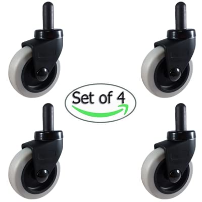 Buy Casters compatible with Rubbermaid WaveBrake in installation shot.