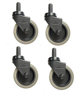 Buy Casters replacement casters 3-inch side view for smooth mop bucket mobility.