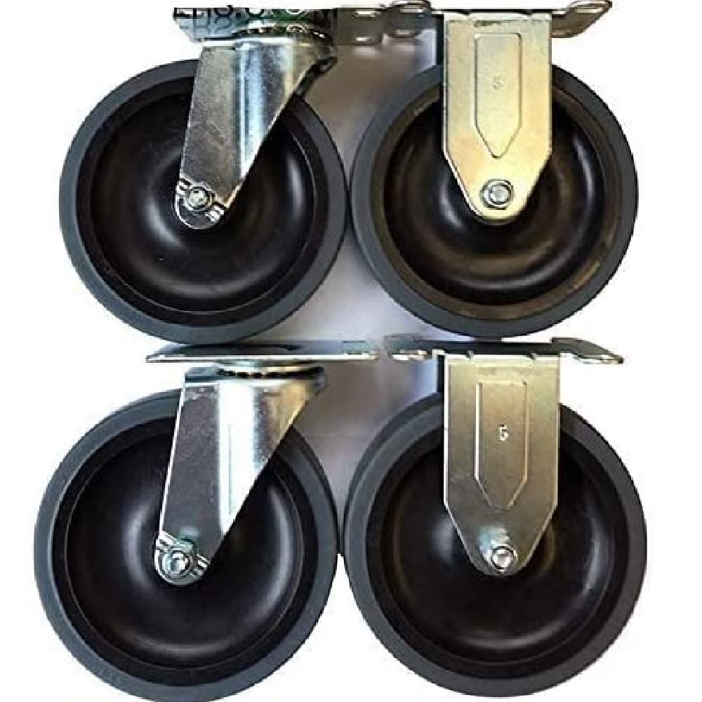 Buy Casters 5-inch non-marking wheels prevent floor marks during use