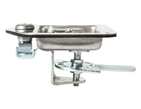 Close-up of gasket seal on the Buyers Products L8815 latch for moisture protection.
