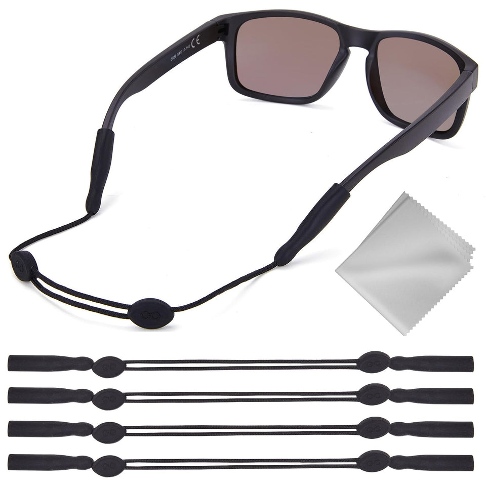 Buyisgle black 14-inch eye glasses holder strap for secure outdoor wear