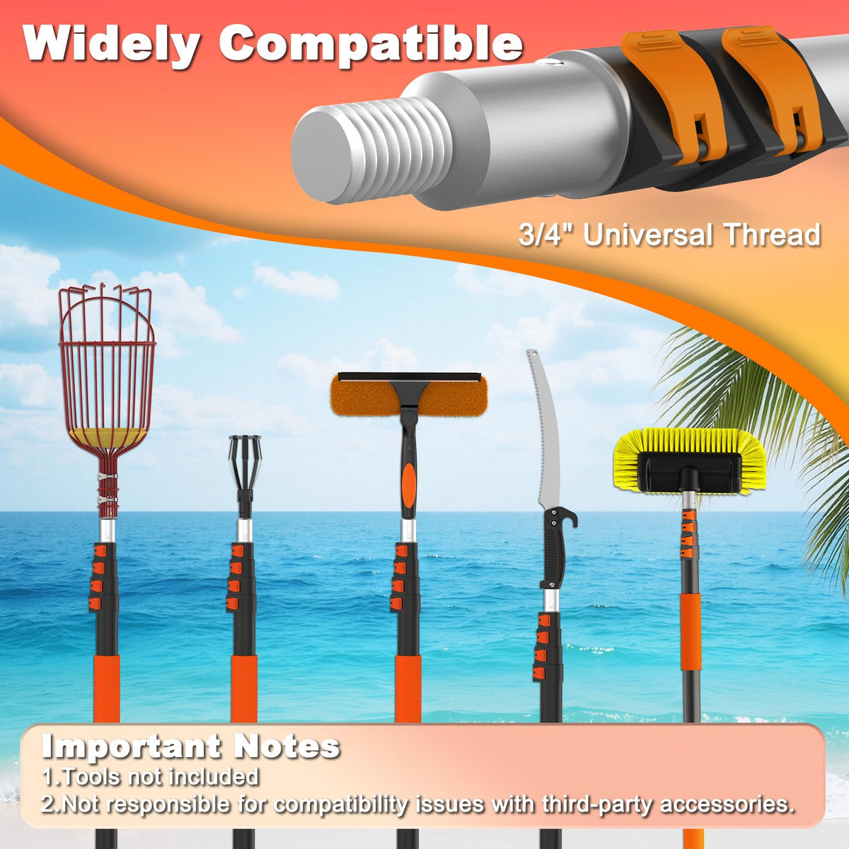 Buyplus ergonomic anti-slip grip design reduces fatigue while changing ceiling bulbs