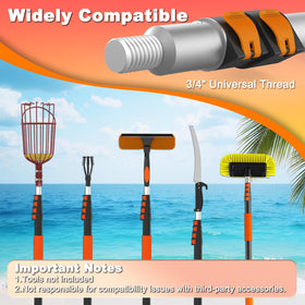 Buyplus ergonomic anti-slip grip design reduces fatigue while changing ceiling bulbs