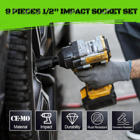 BUYROBUS 36mm deep socket offers broad compatibility for common nuts