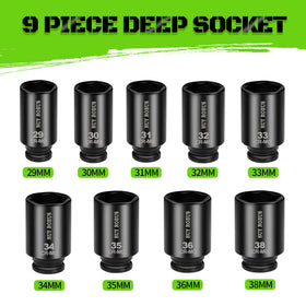 BUYROBUS chrome molybdenum sockets resist rust for long-lasting performance