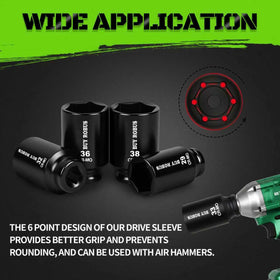 BUYROBUS 29mm deep socket delivers strong grip on axle fasteners