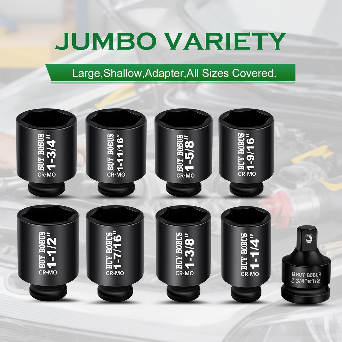BUYROBUS manganese phosphate coated finish resists corrosion during heavy use.