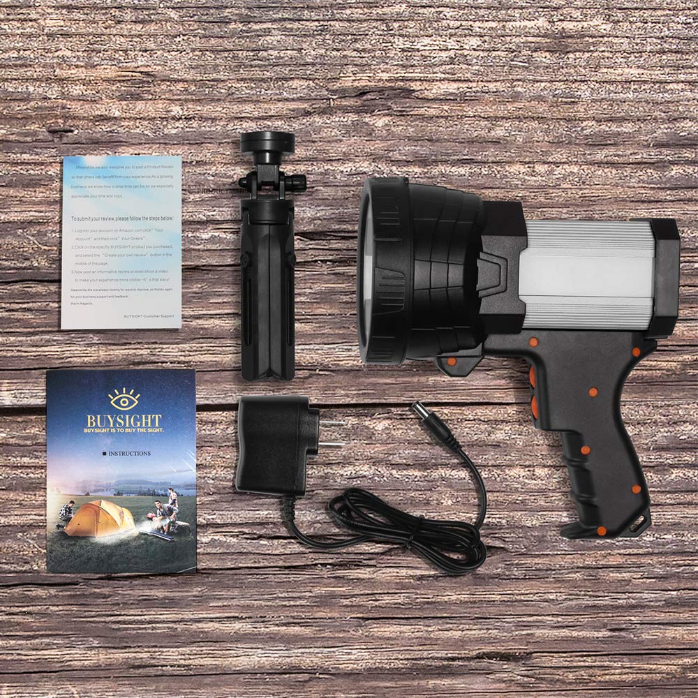 BUYSIGHT 9000mAh battery delivers long runtime and portable power.