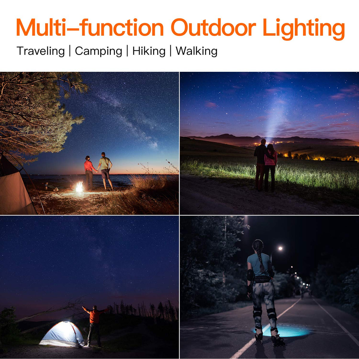 BUYSIGHT spotlight 9000mAh battery for long outdoor sessions