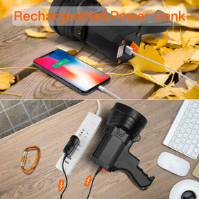 BUYSIGHT Rechargeable Spotlight handheld use for hands-free lighting