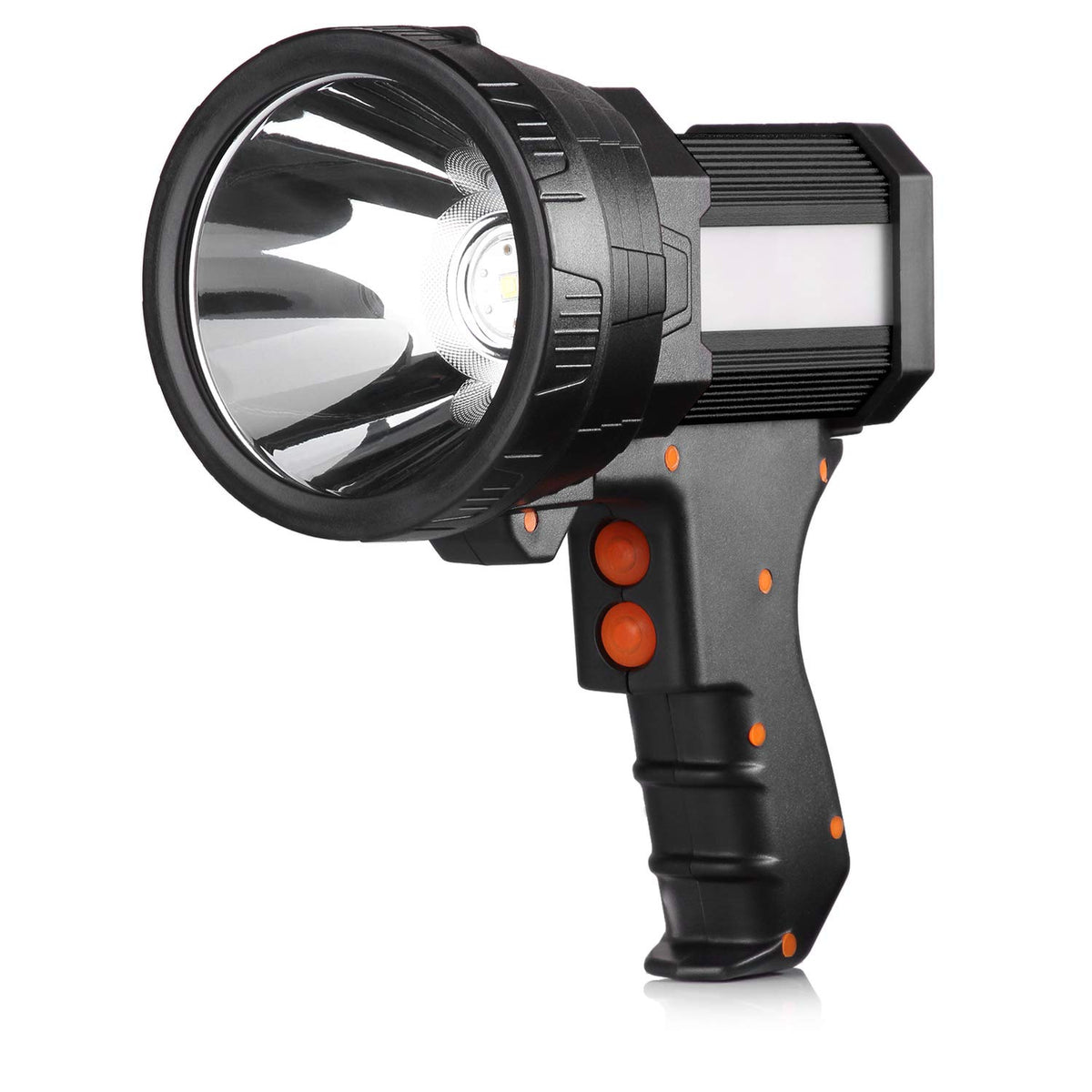 BUYSIGHT Rechargeable Spotlight main light with powerful beam for large-area illumination