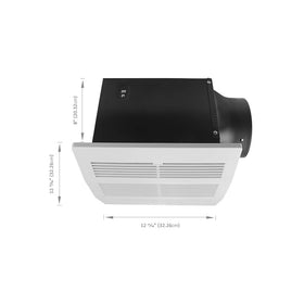 BV heavy-duty motor supports continuous operation in busy bathrooms.