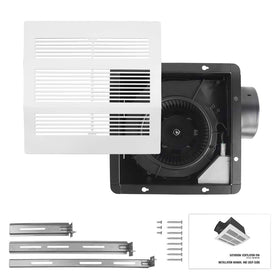 BV 200CFM stainless steel housing supports durable bathroom ventilation.