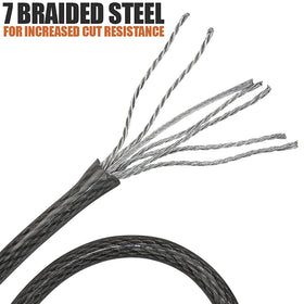 BV double-loop ends fit padlocks, U-locks, and disc locks.