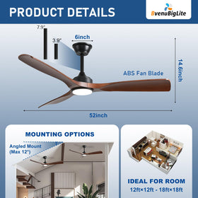 BvenuBigLite 6-speed settings tailor airflow for comfort anywhere