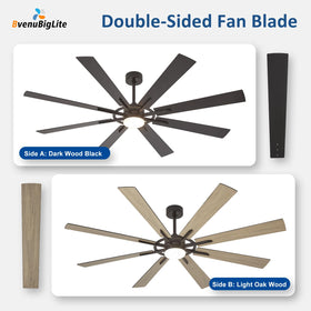 BvenuBigLite downrods 5 10 24 inches adapt to many ceilings.