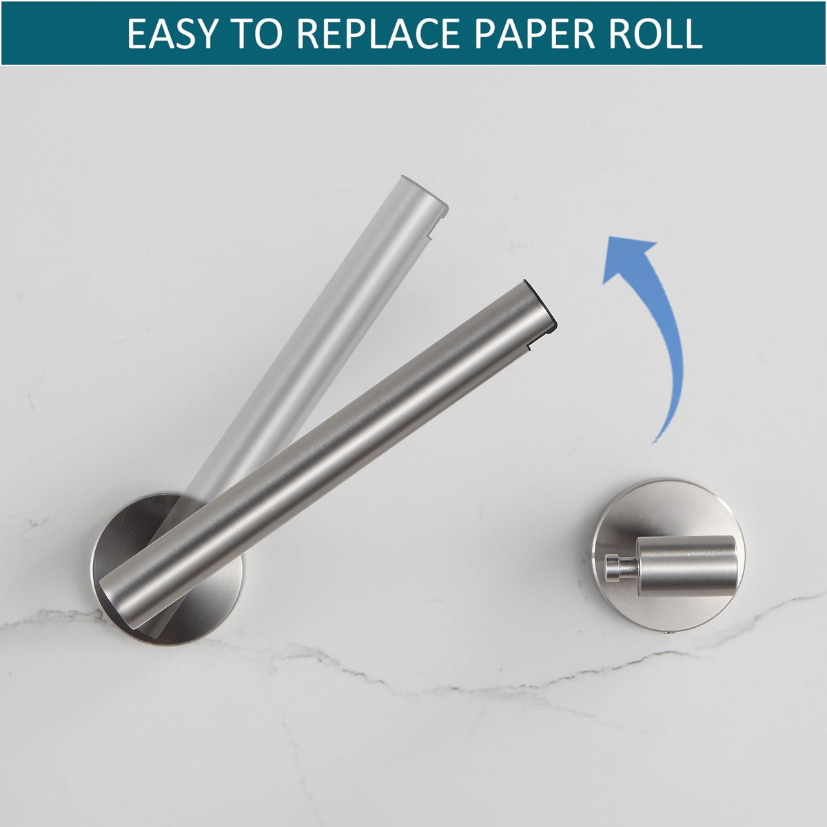 BVL mega-roll compatible holder keeps jumbo rolls turning smoothly