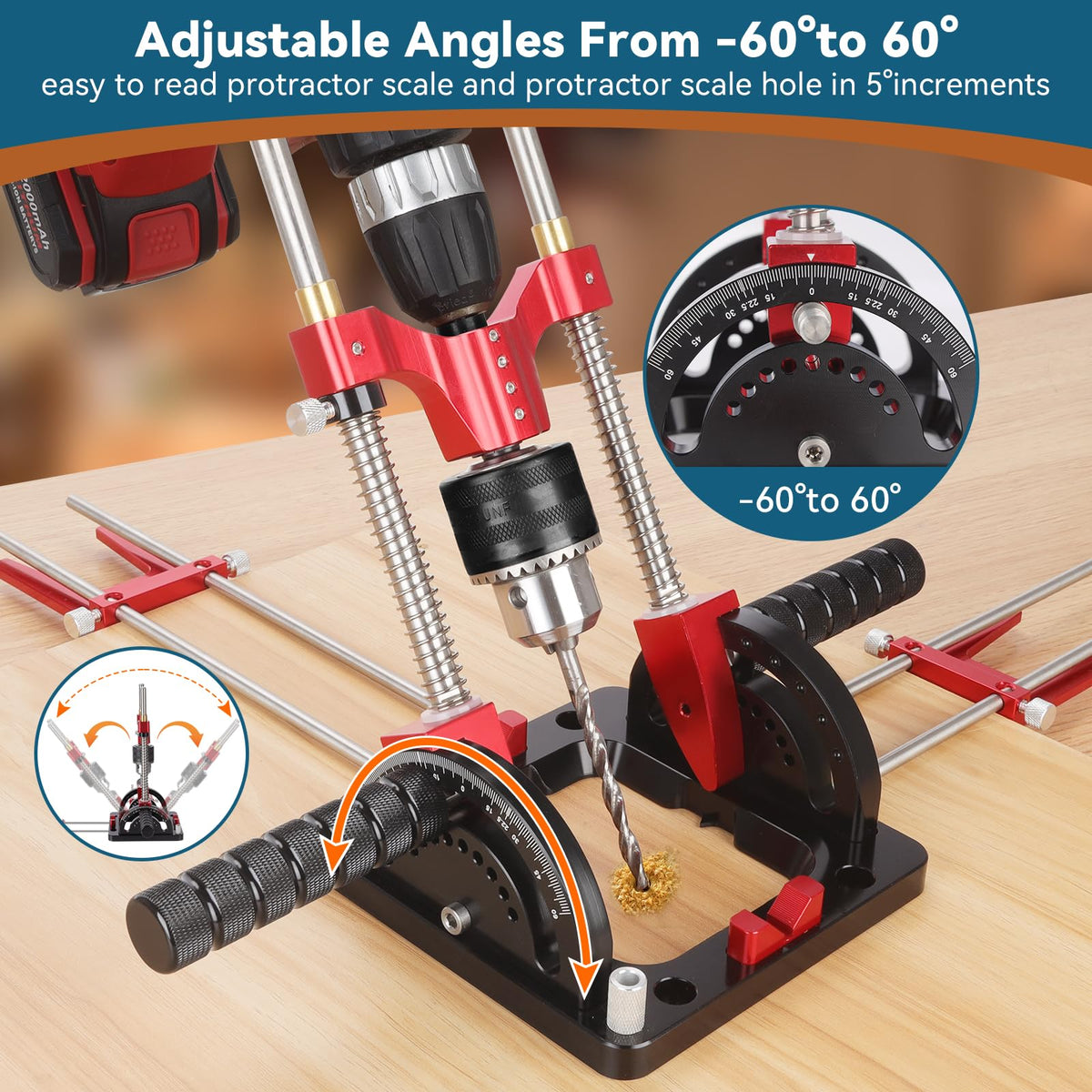 Durable aluminum alloy construction for reliable performance in tough tasks