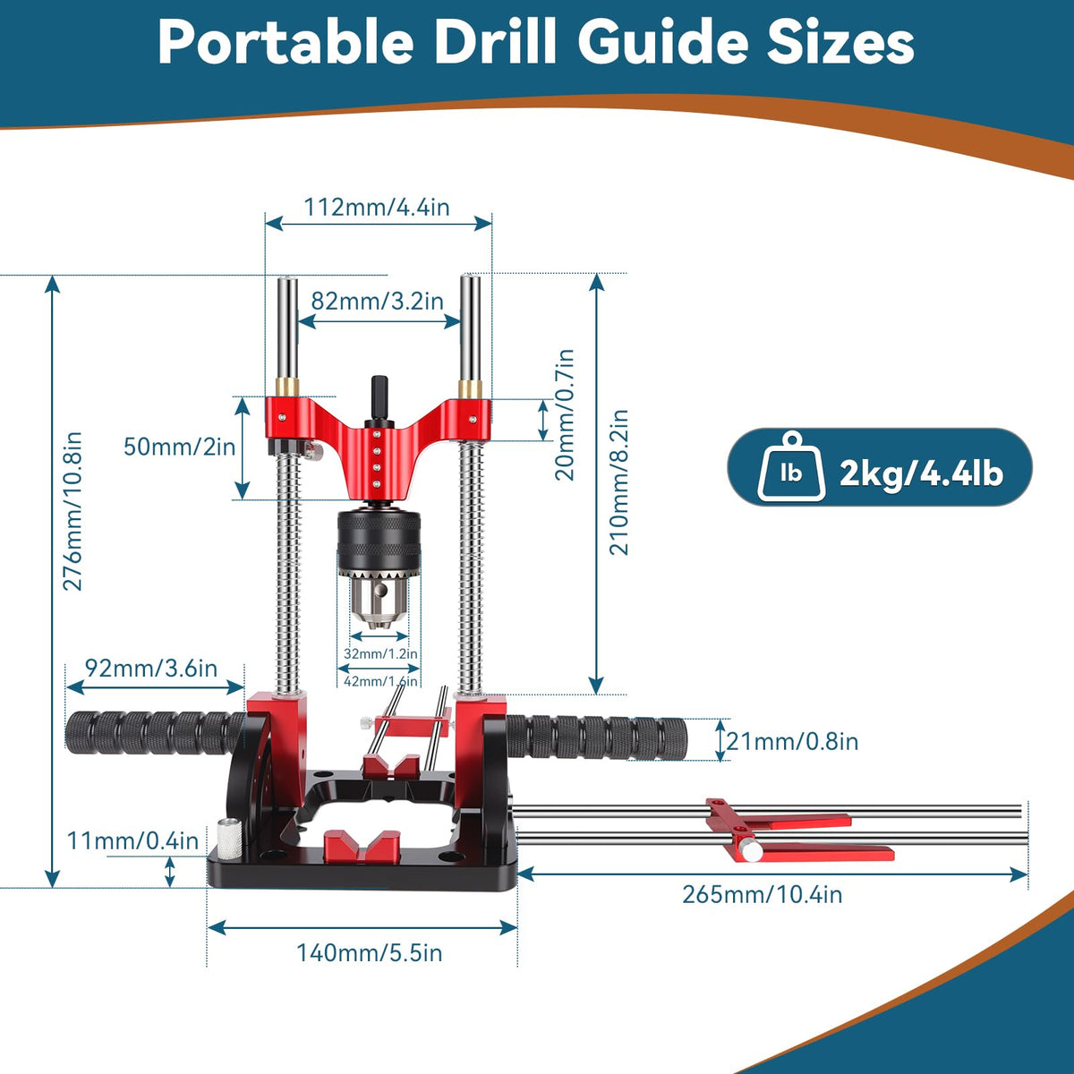 Compatible with handheld drills for versatile project workflows