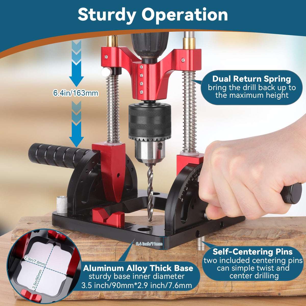 Video-guided setup shows quick, smooth alignment and use