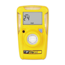 BW Clip BWC2-H H2S detector in yellow with a front view for quick gas alerts