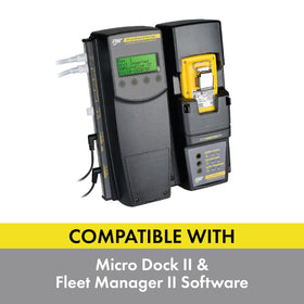 BW Clip H2S detector in yellow with event indicator lights for easy status awareness