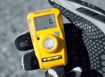BW Technologies BWC2-M BW Clip CO Monitor yellow casing for high visibility in the field.