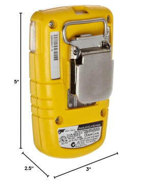 BW Technologies BWC2H BW Clip alarm set points visible before activation
