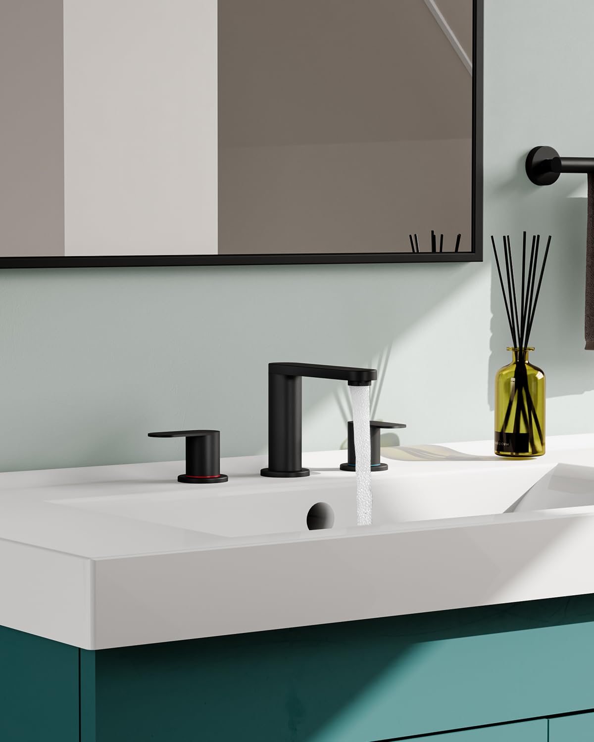 BWE bathroom supply lines included for quick installation