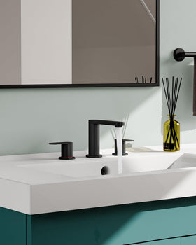 BWE bathroom supply lines included for quick installation