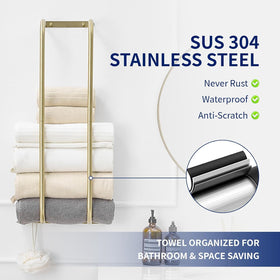 BWE towel rack installs in minutes with included hardware