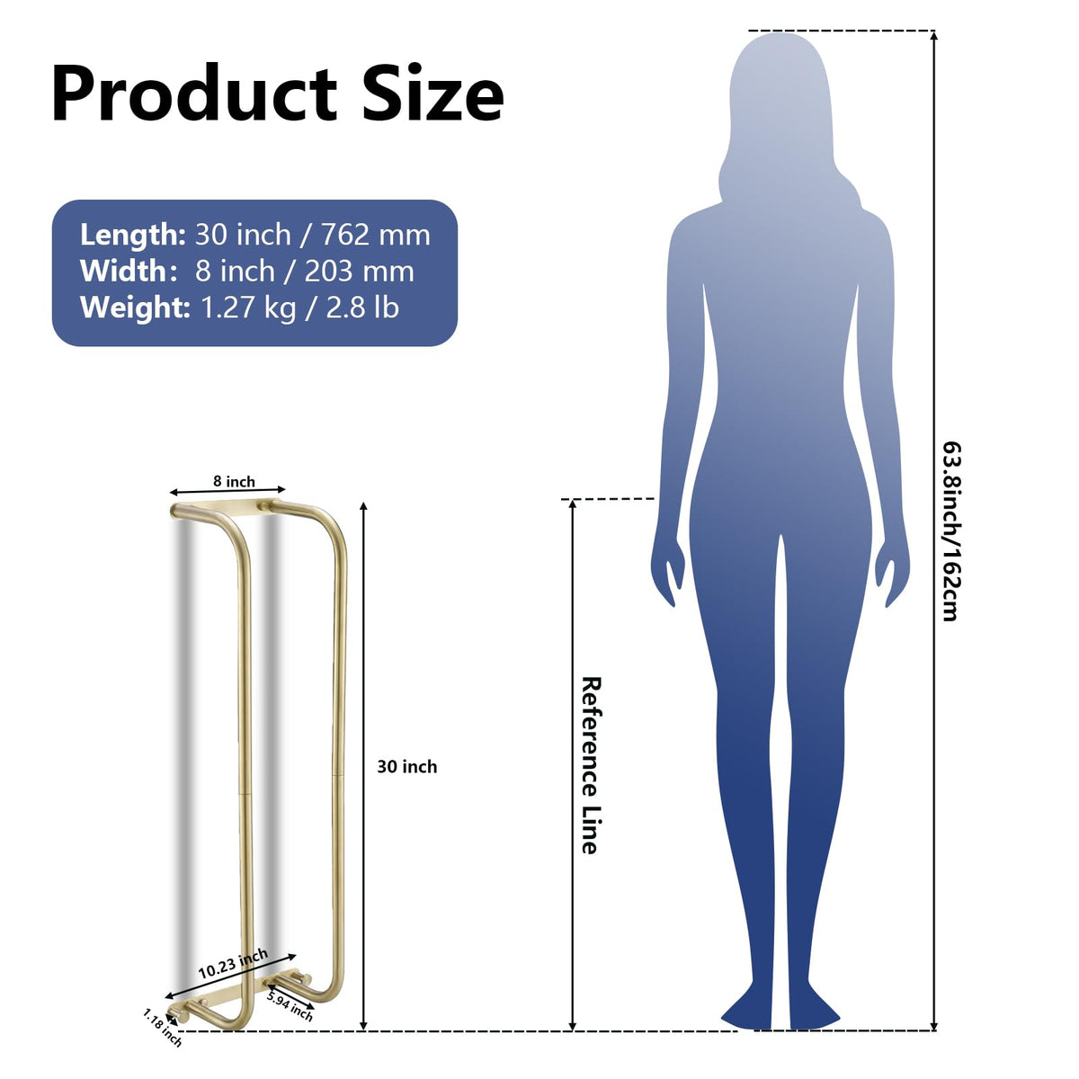 BWE towel rack in humid bathroom environment resists corrosion and wear