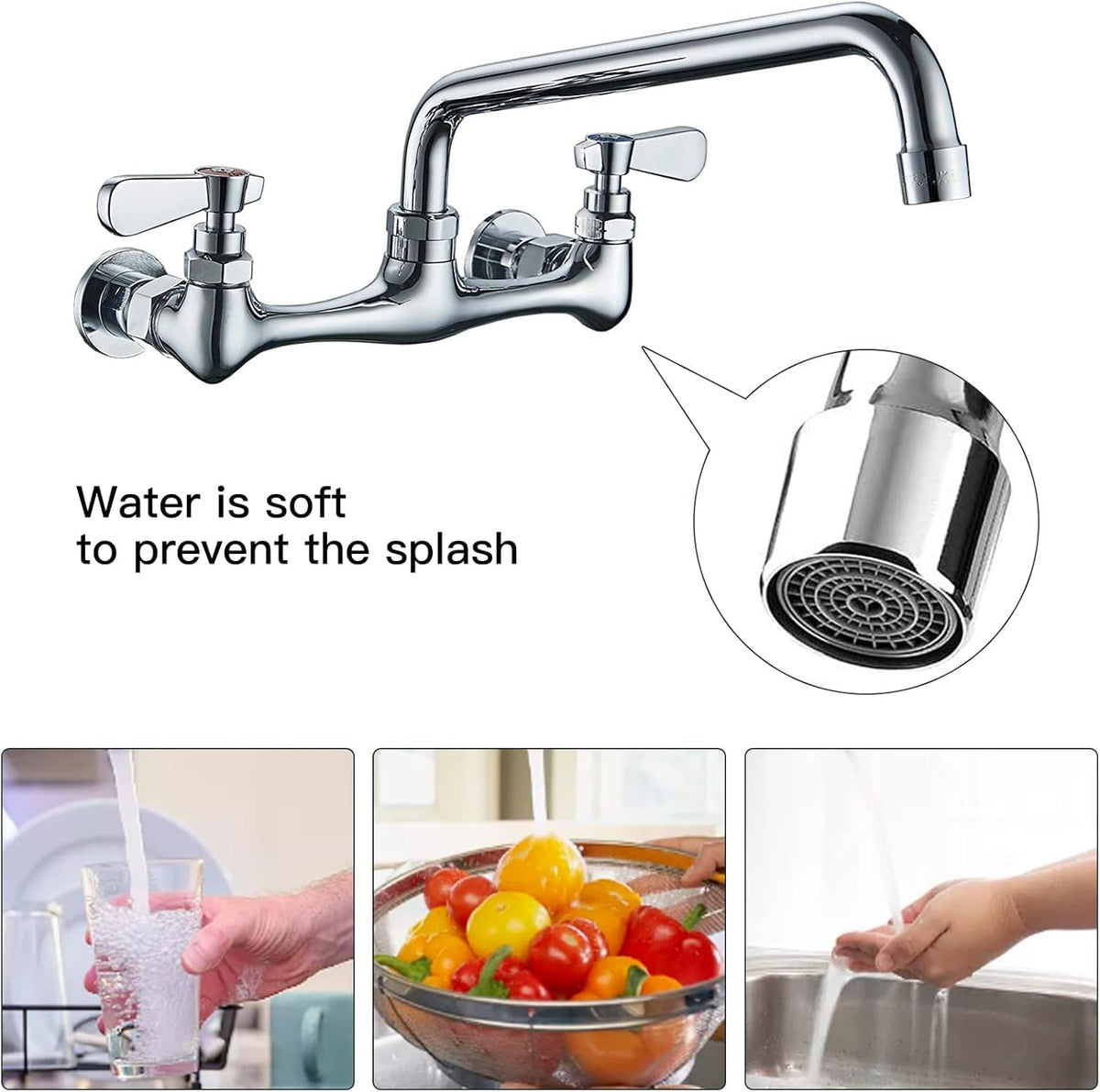 BWE color-coded red and blue handles aid quick temperature recognition.