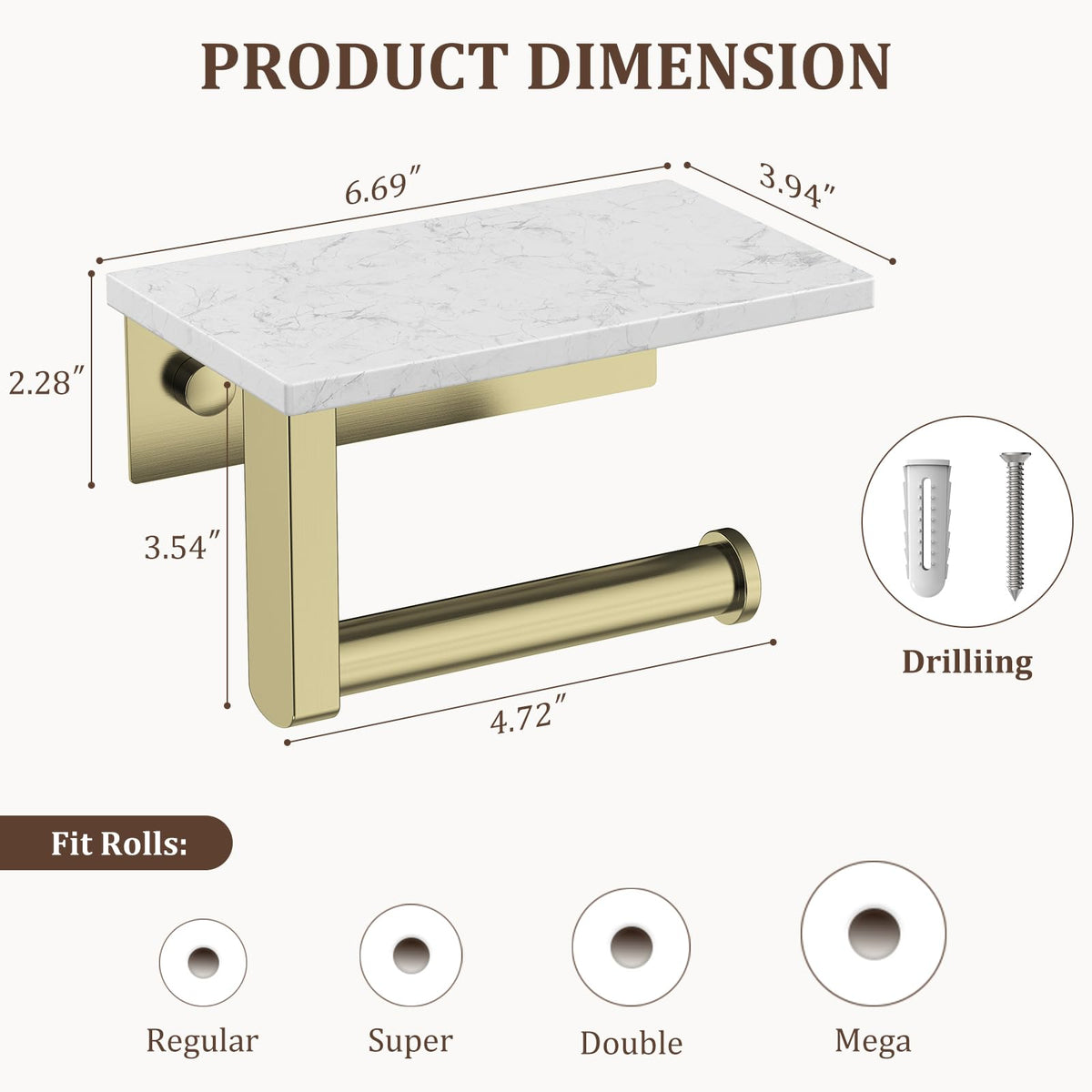 BWE elegant bathroom gift idea for style and practical storage.
